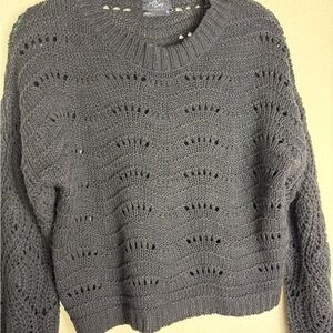 Black Knit Women's Sweater